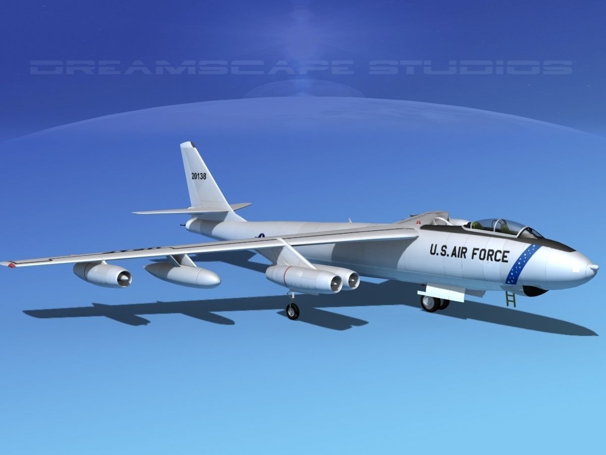 Boeing B-47E Stratojet V01 3D model_3