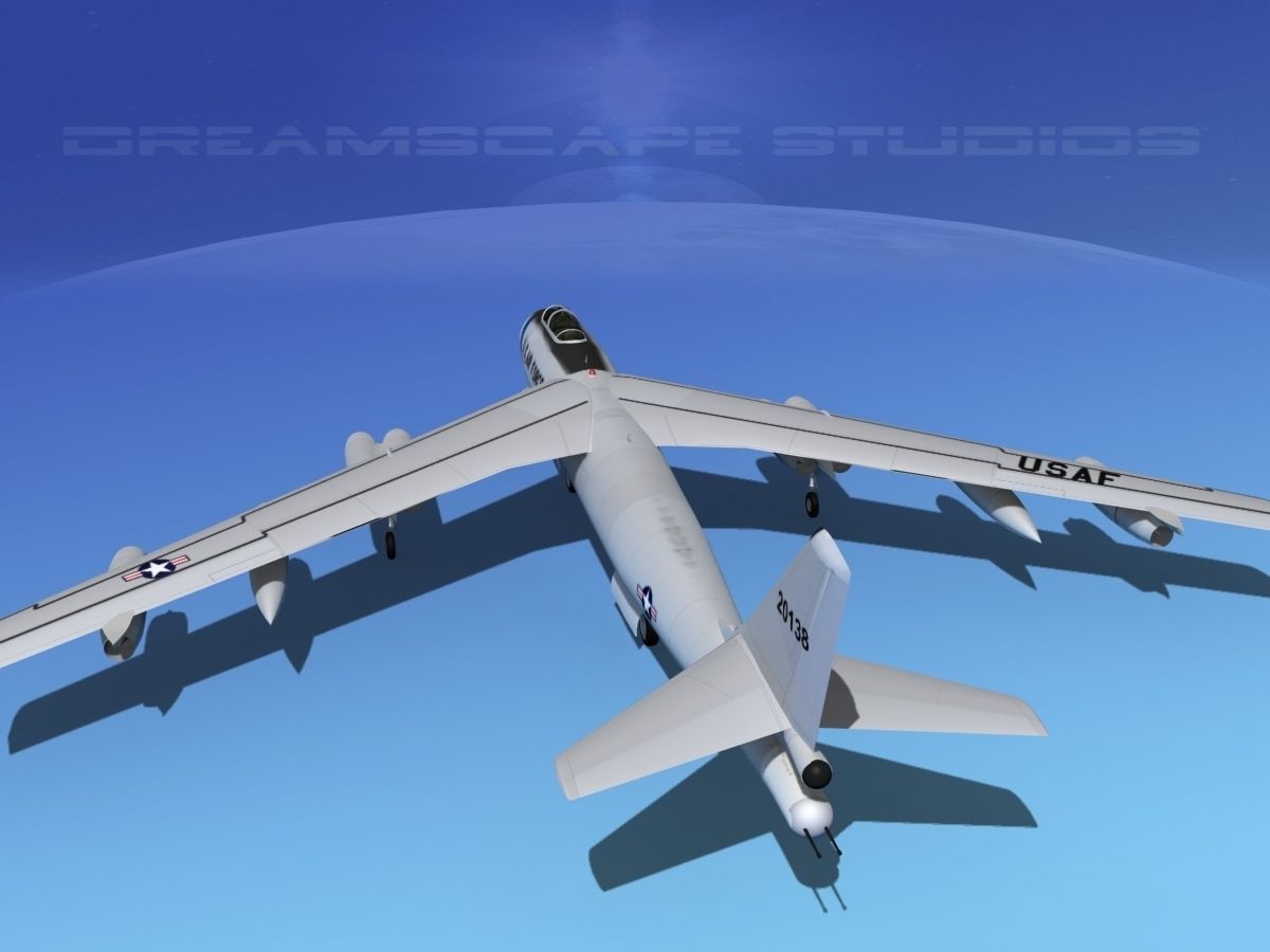 Boeing B-47E Stratojet V01 3D model_7