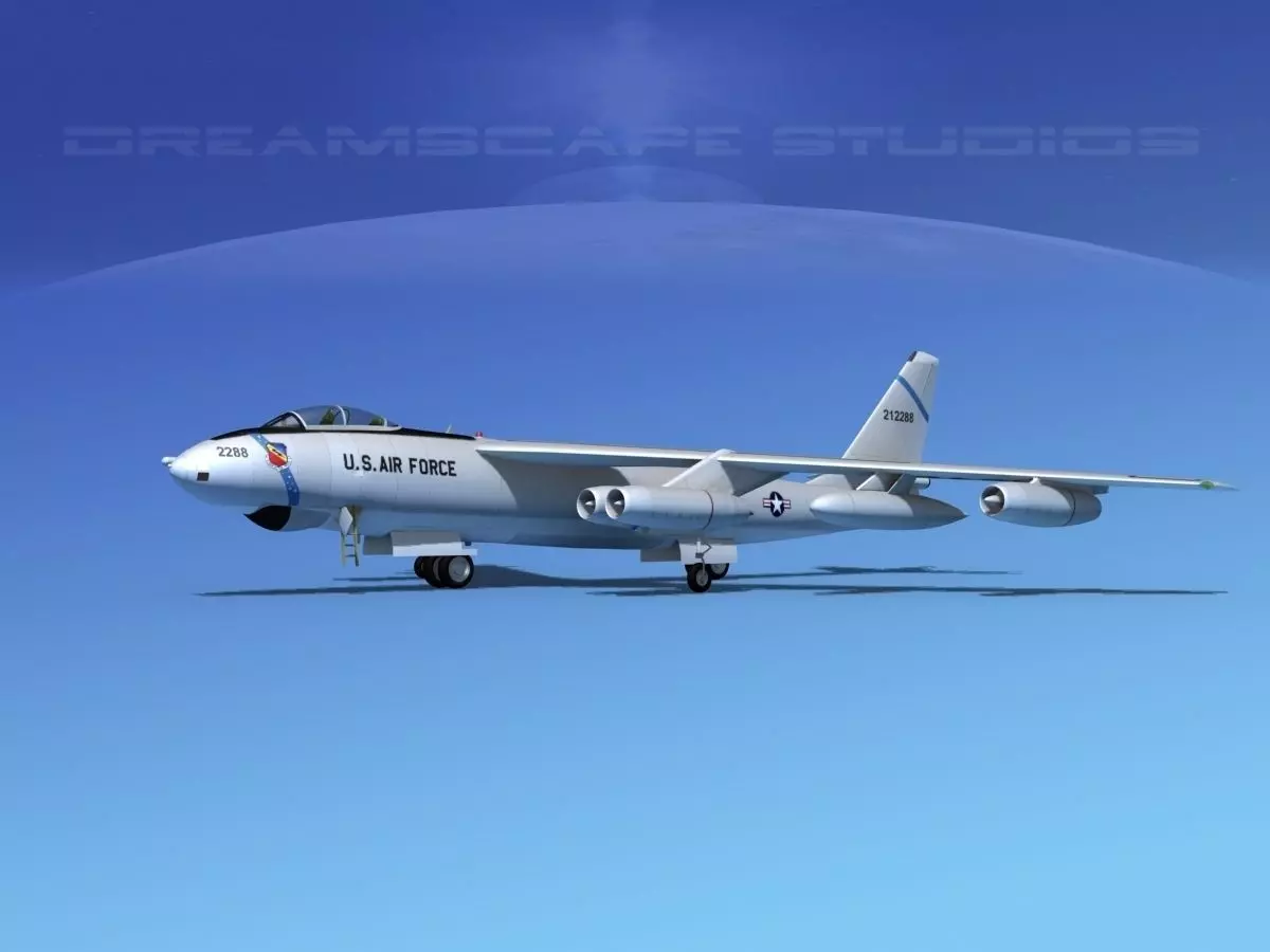 Boeing B-47E Stratojet V05 3D model