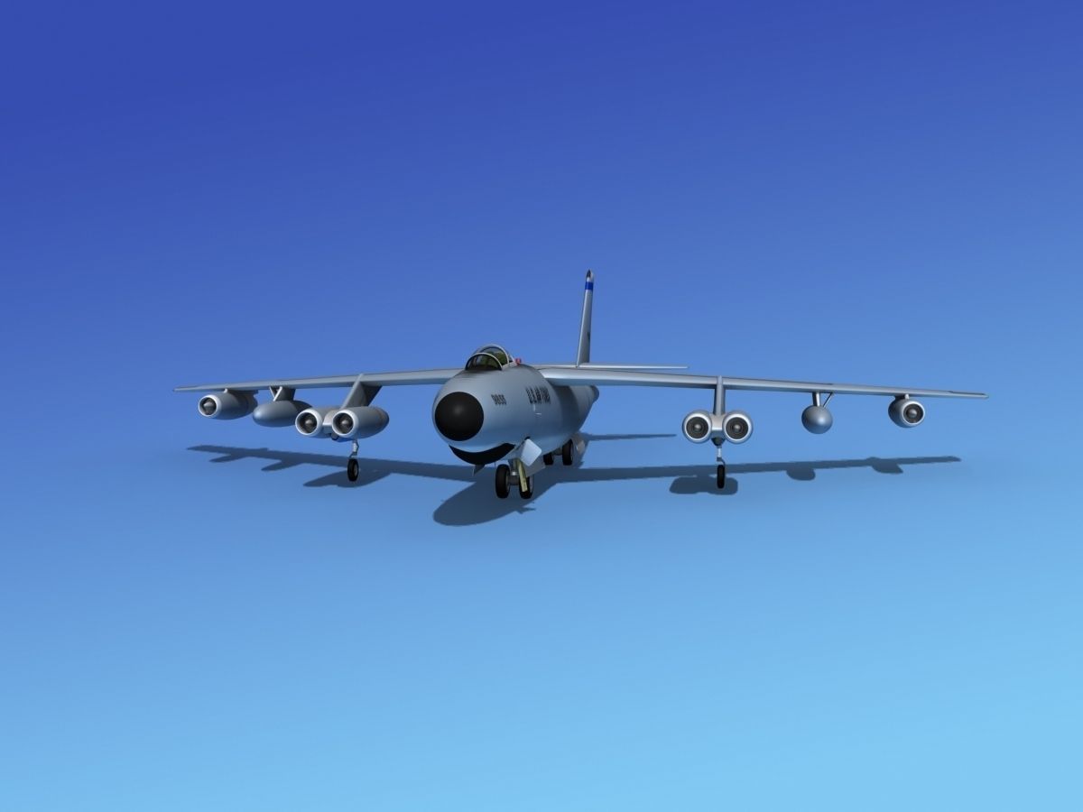 Boeing RB-47E Stratojet V02 3D model_2