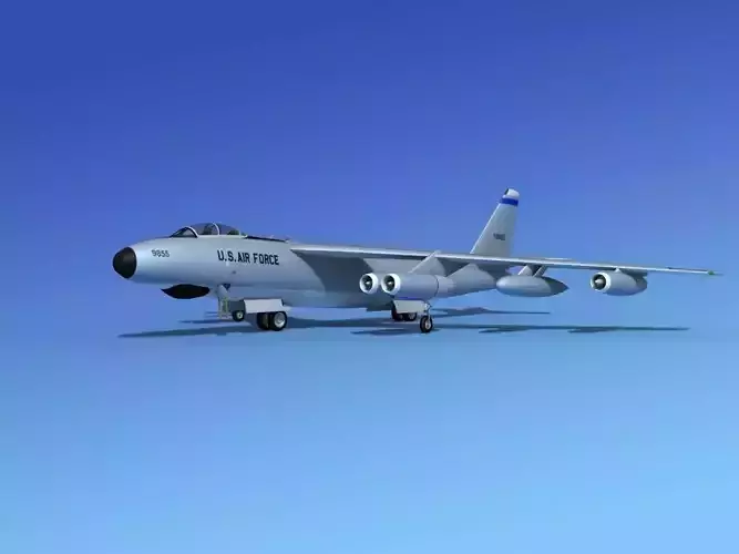 Boeing RB-47E Stratojet V02 3D model