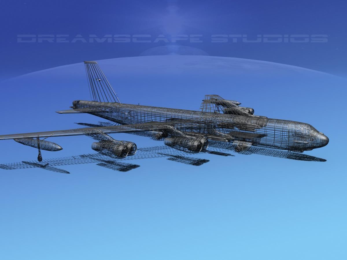 Boeing B-52H Stratofortress V01 3D model_13