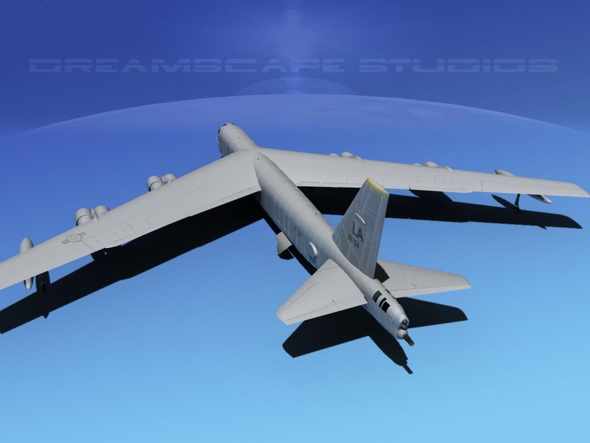 Boeing B-52H Stratofortress V01 3D model_8