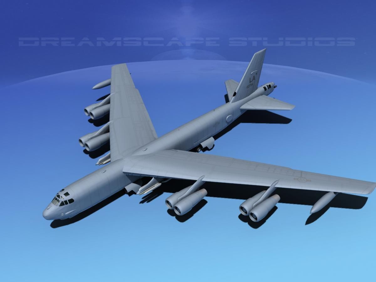 Boeing B-52H Stratofortress V03 3D model_10