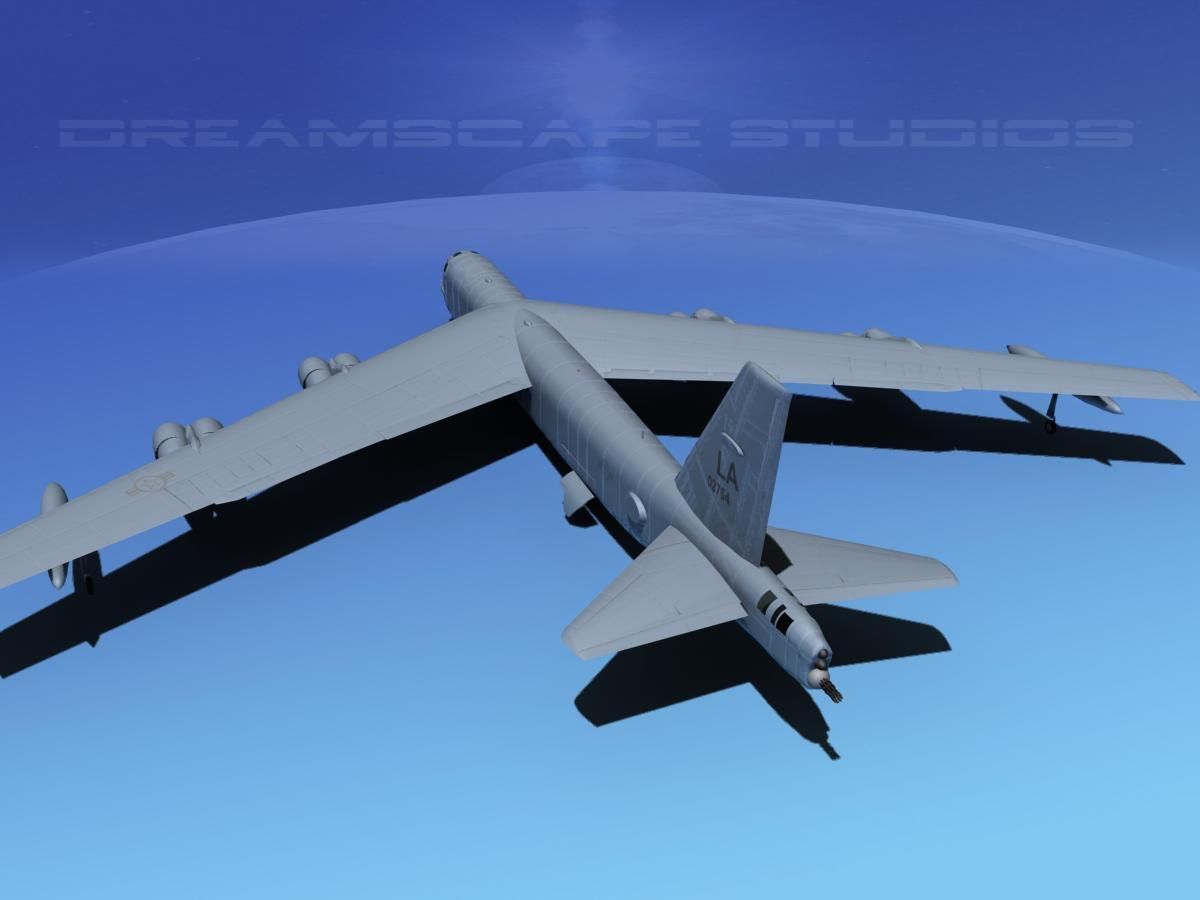 Boeing B-52H Stratofortress V03 3D model_7