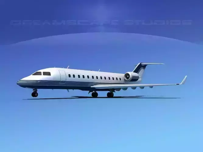 Bombardier Challenger 850 V04 3D model