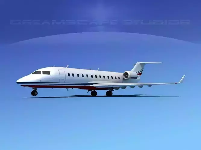 Bombardier Challenger 850 V05 3D model