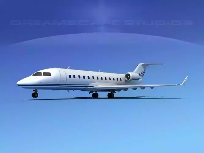 Bombardier Challenger 850 V06 3D model