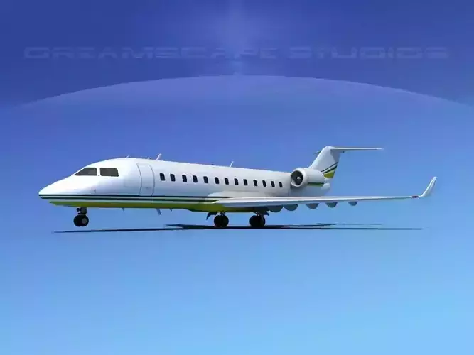 Bombardier Challenger 850 V07 3D model
