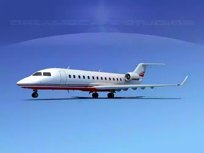 Bombardier Challenger 850 V08 3D model