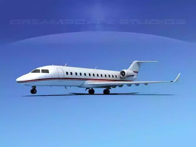 Bombardier Challenger 850 V11 3D model