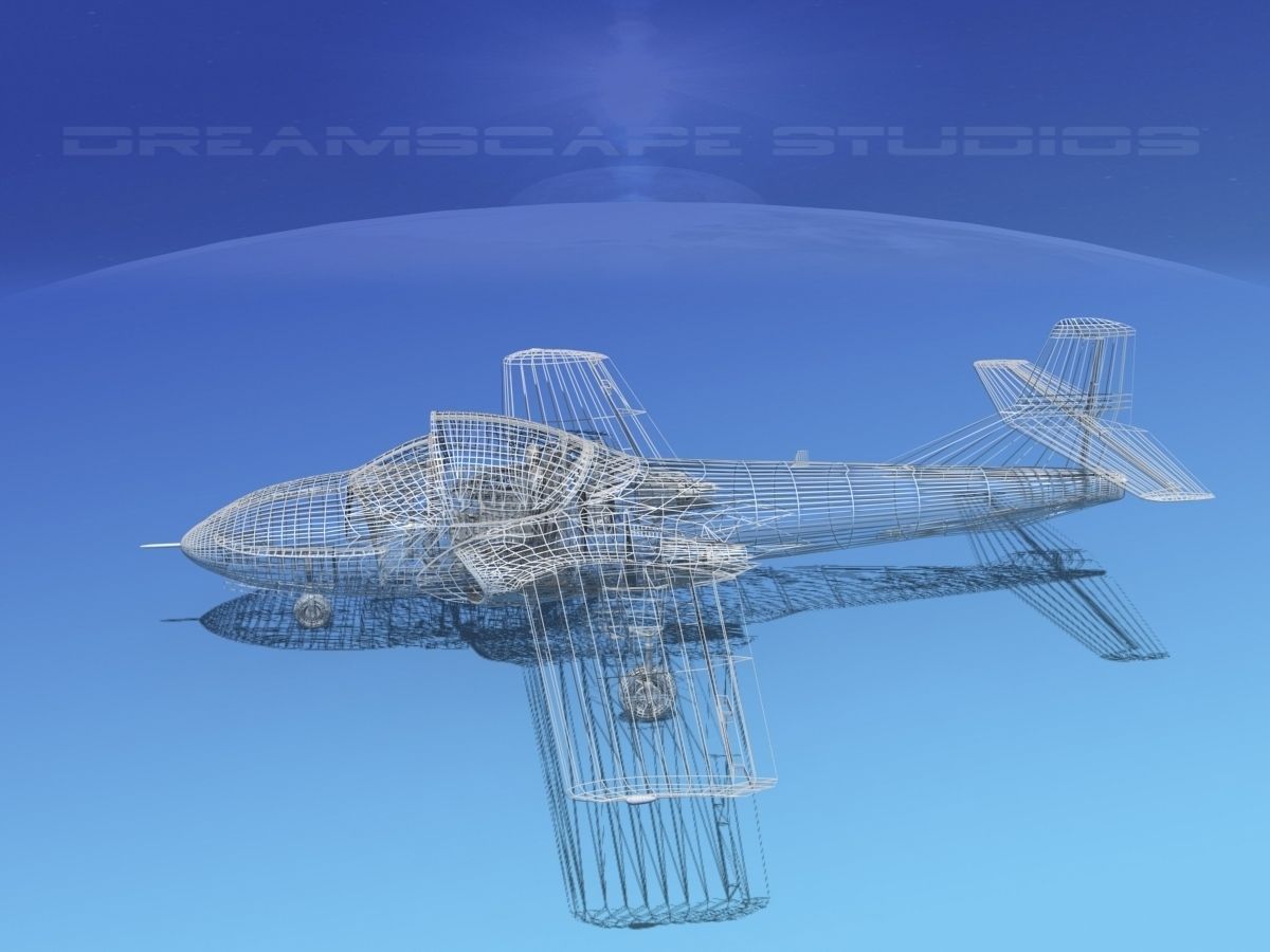 Cessna T-37 Tweetybird Republic of China 3D model_14