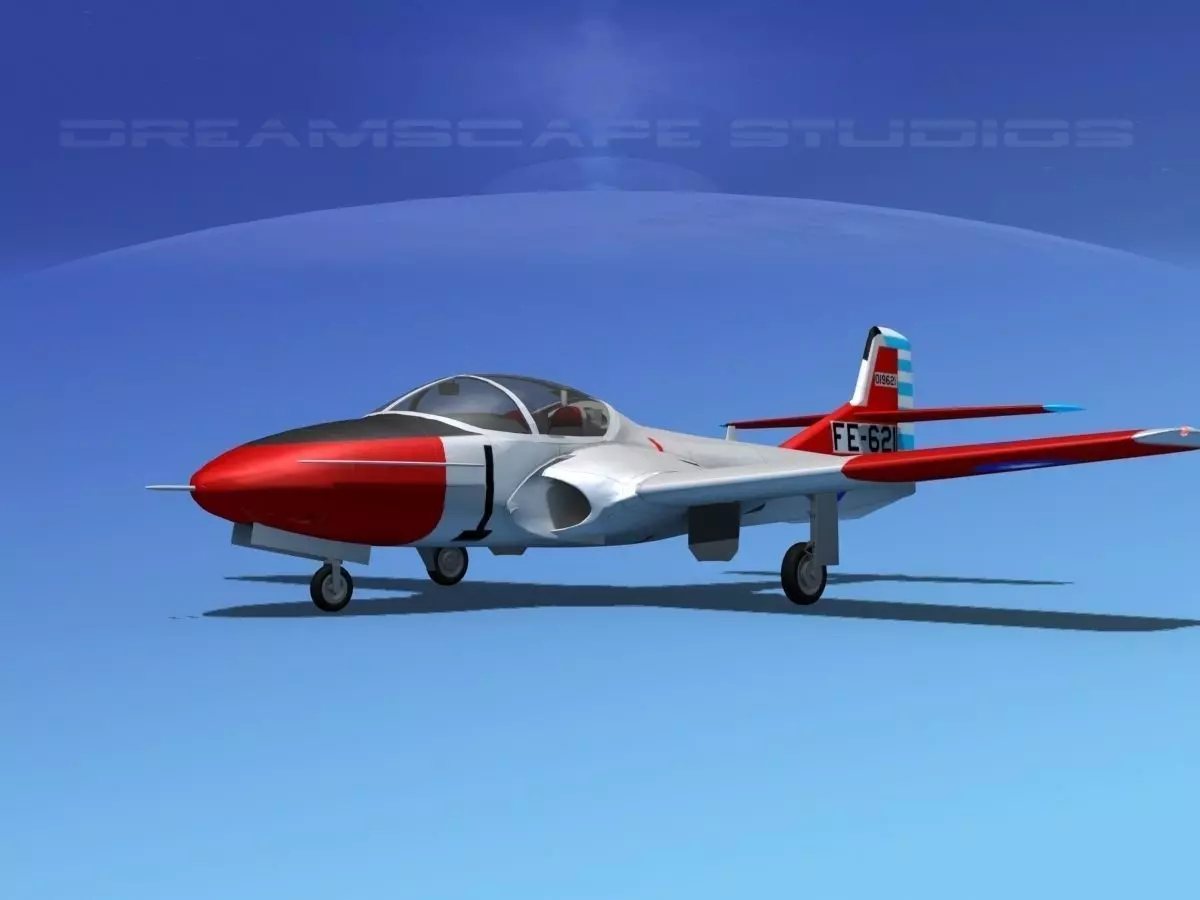 Cessna T-37 Tweetybird Republic of China 3D model_0