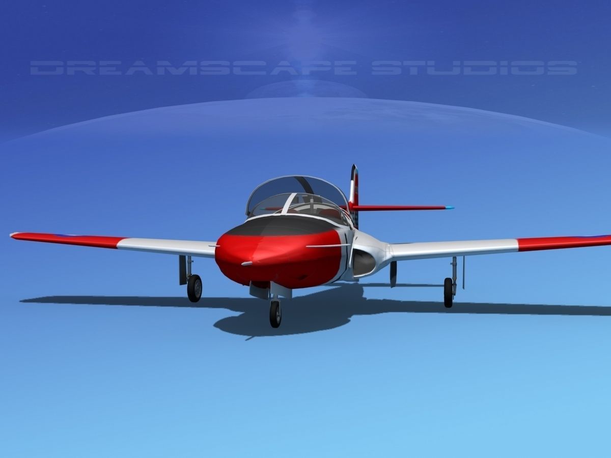 Cessna T-37 Tweetybird Republic of China 3D model_1