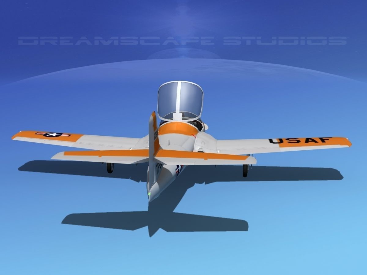 Cessna T-37 Tweetybird V04 USAF 3D model_6