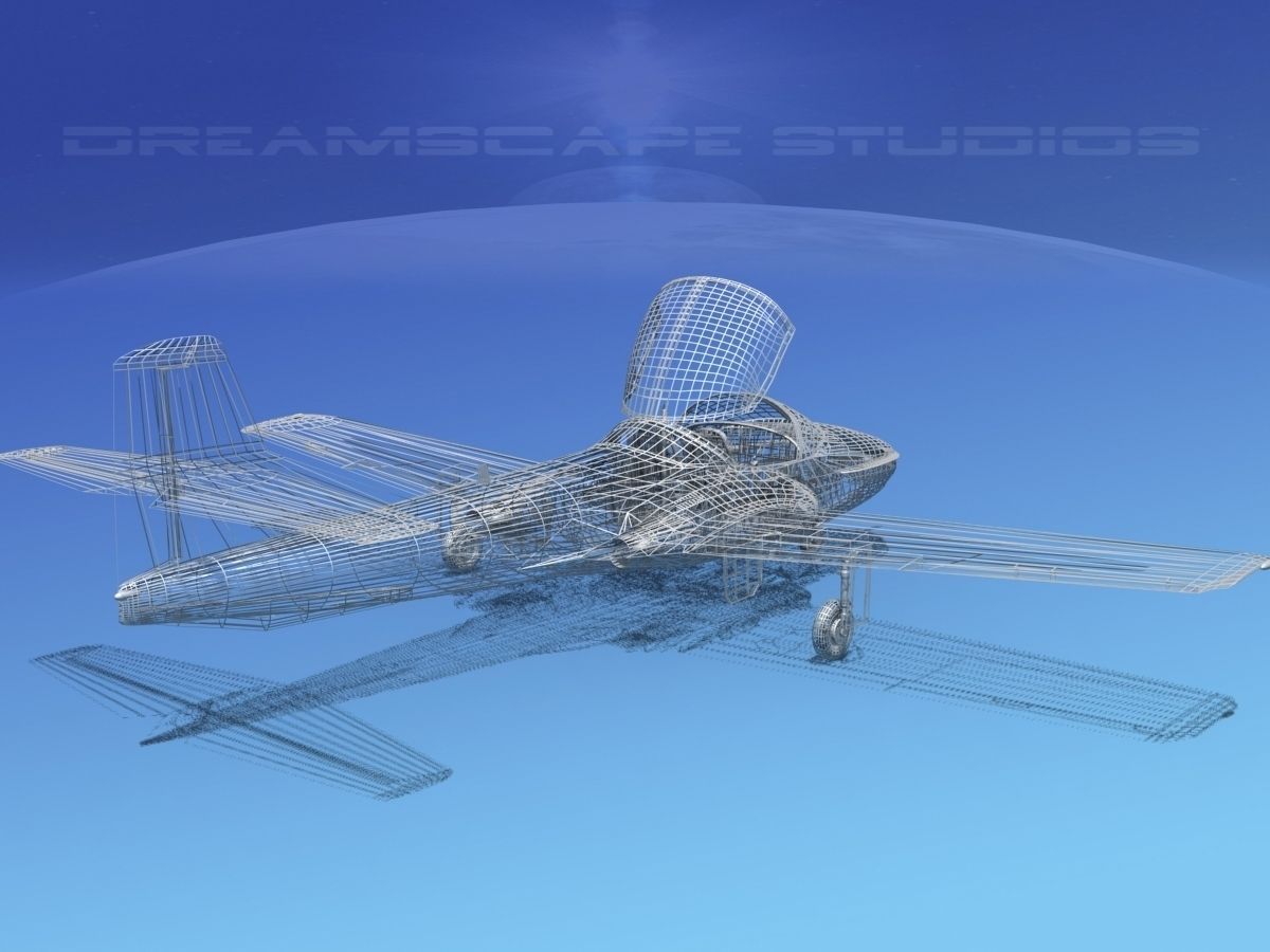 Cessna T-37 Tweetybird V04 USAF 3D model_14