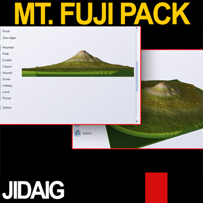 Mt Fuji Package 3D model_3
