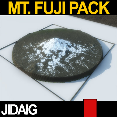 Mt Fuji Package 3D model_6