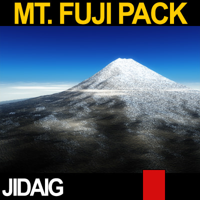 Mt Fuji Package 3D model_9