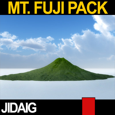 Mt Fuji Package 3D model_14