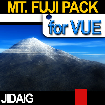 Mt Fuji Package 3D model_1