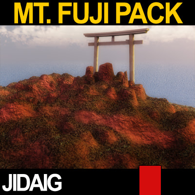 Mt Fuji Package 3D model_18