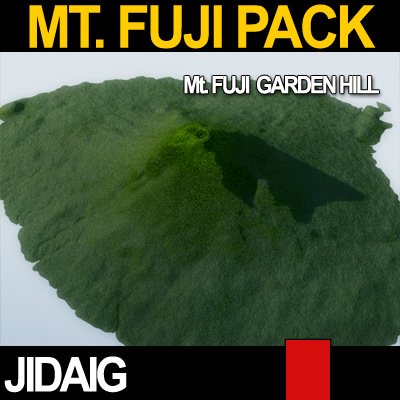 Mt Fuji Package 3D model_15