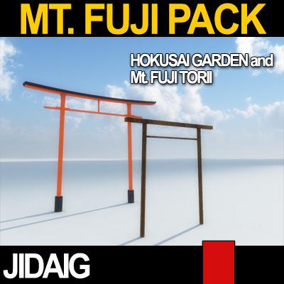 Mt Fuji Package 3D model_11