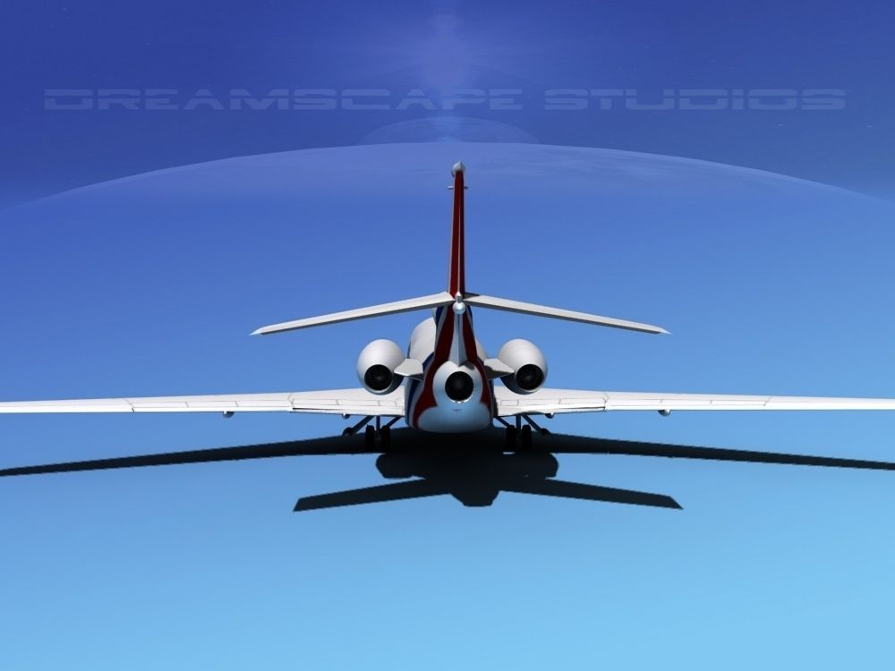 Dassault Falcon 7X France 3D model_4