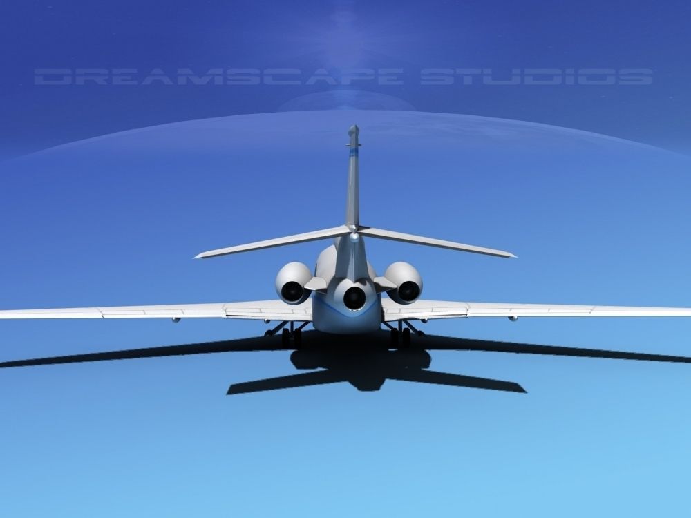 Dassault Falcon 7X V04 3D model_4