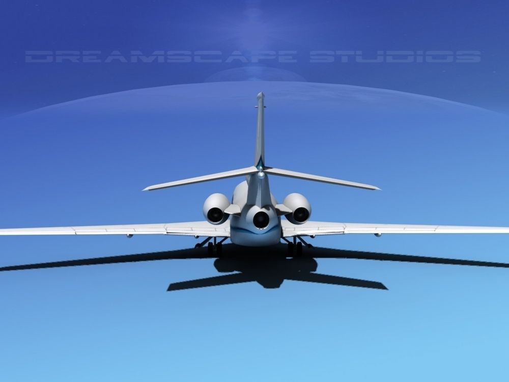 Dassault Falcon 7X V07 3D model_4