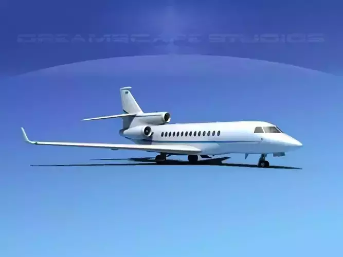 Dassault Falcon 7X V07 3D model