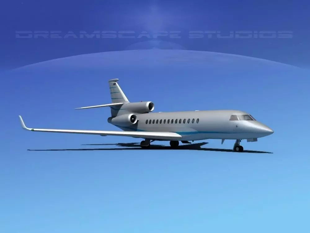 Dassault Falcon 7X V09 3D model_0