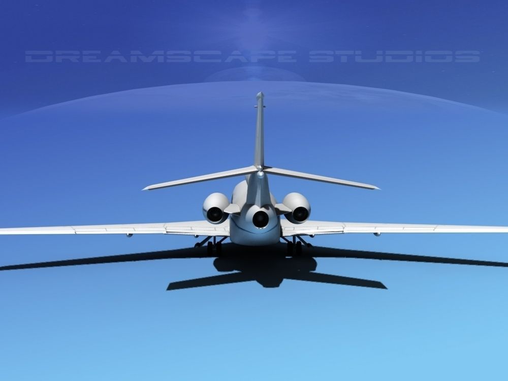Dassault Falcon 7X V14 3D model_4
