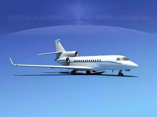 Dassault Falcon 7X V14 3D model