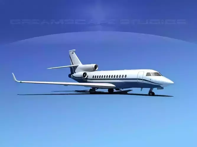 Dassault Falcon 7X V21 3D model