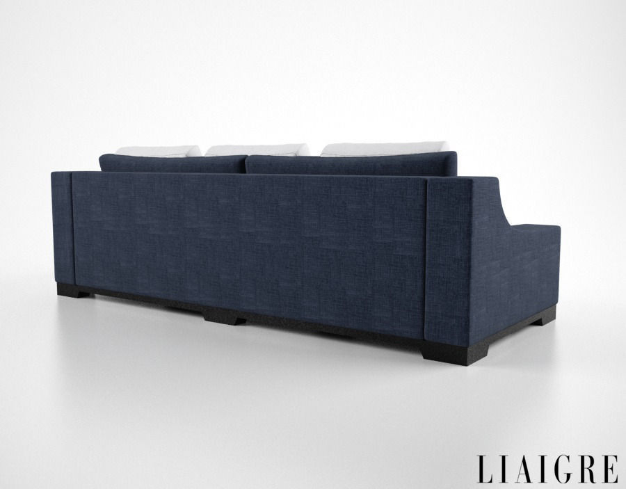 Christian Liaigre Vauban Sofa 3D model_3