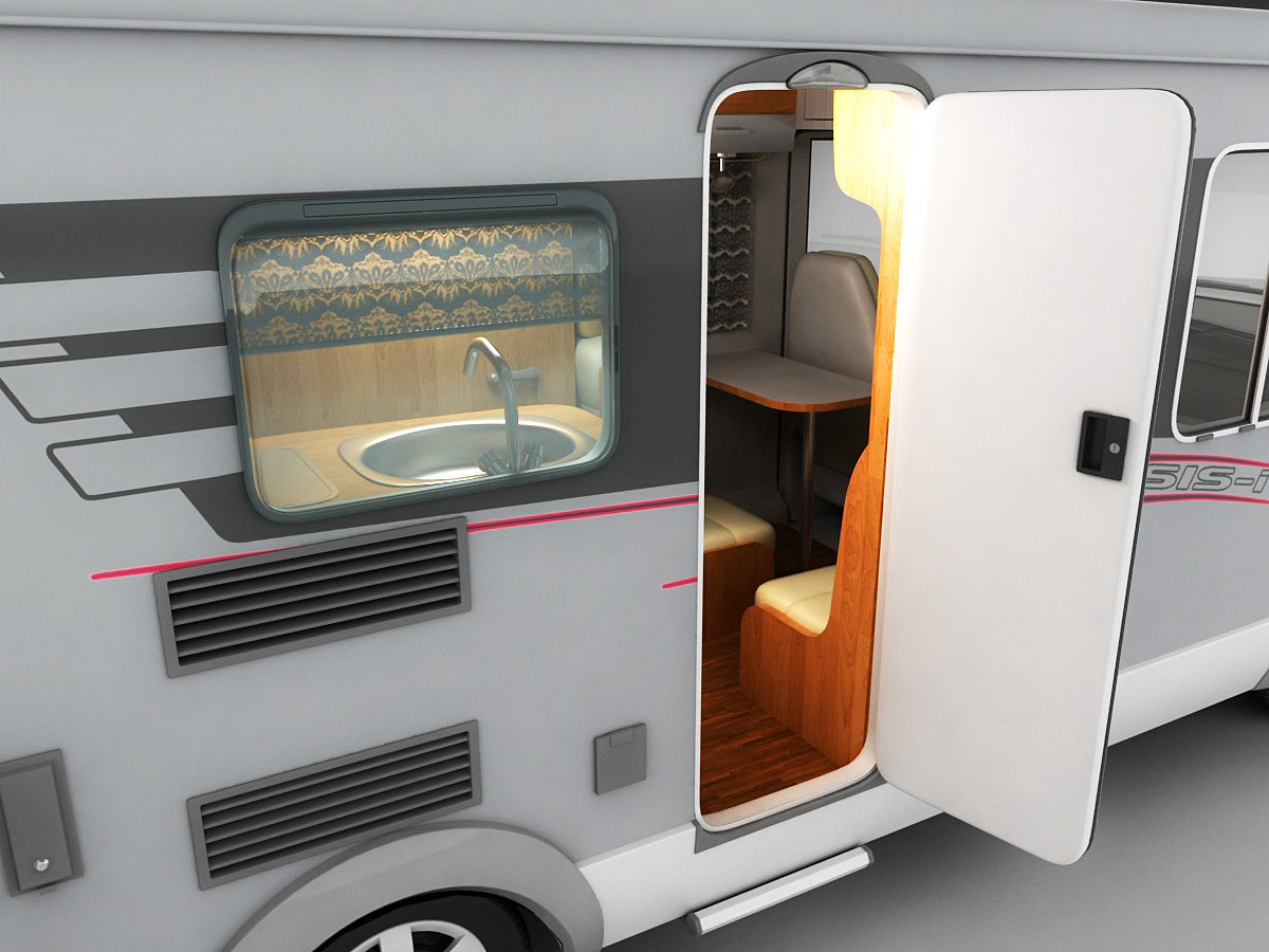 Hymer Exis Motorhome 3D model_11