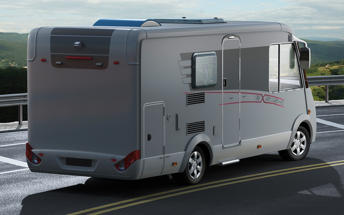 Hymer Exis Motorhome 3D model_14