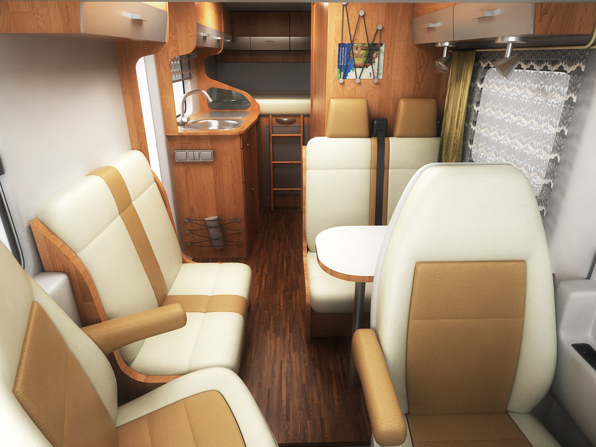 Hymer Exis Motorhome 3D model_12