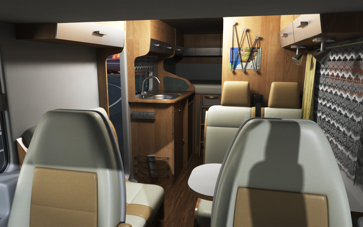 Hymer Exis Motorhome 3D model_15