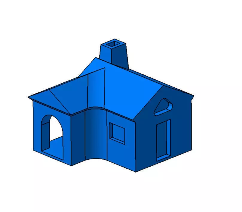 Tiny house Free 3D print model_0