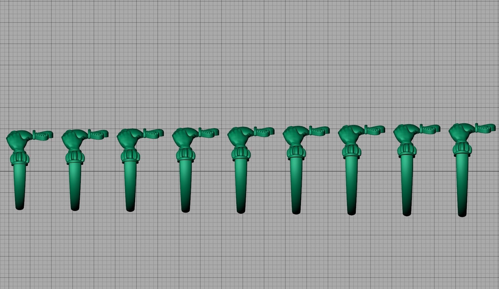 Claddagh ring  3D print model_5