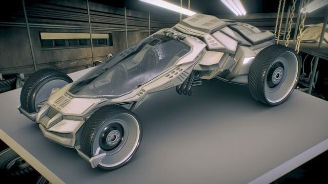 Futuristic Car Game-Ready Free low-poly 3D model_22