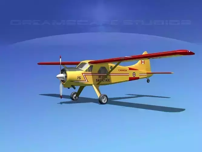 Dehaviland DH-2 Beaver RCAF 3D model
