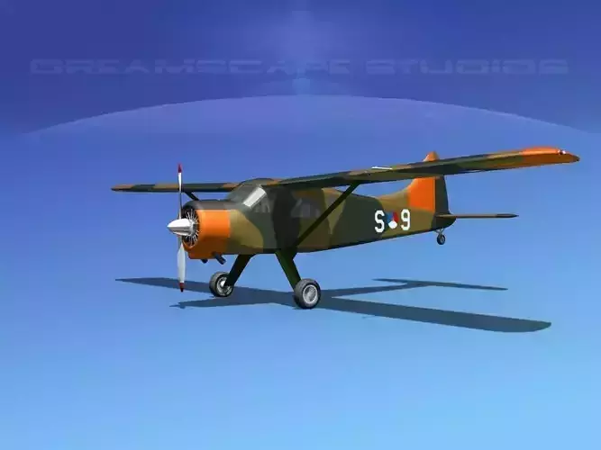 Dehaviland DH-2 Beaver RDAF 3D model