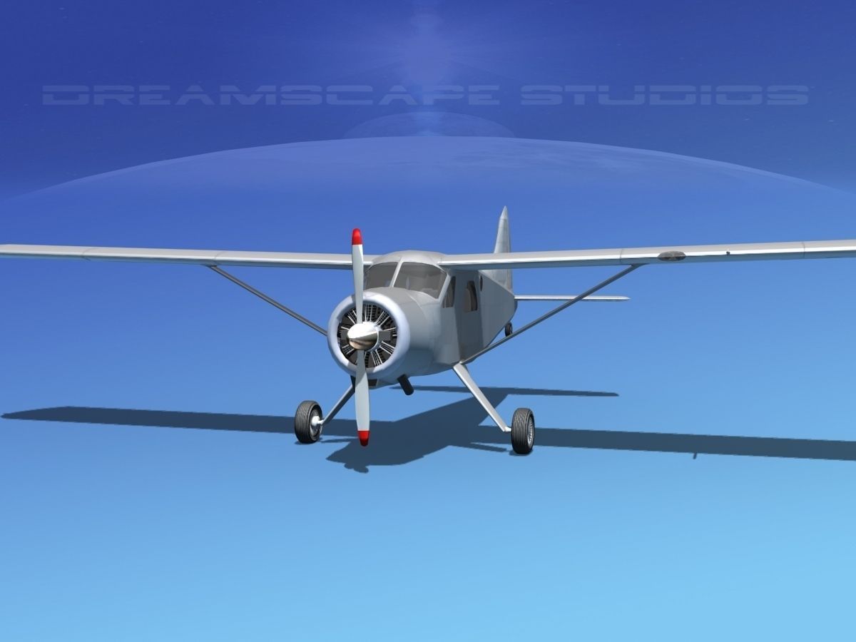 Dehaviland DH-2 Bare Metal 3D model_3