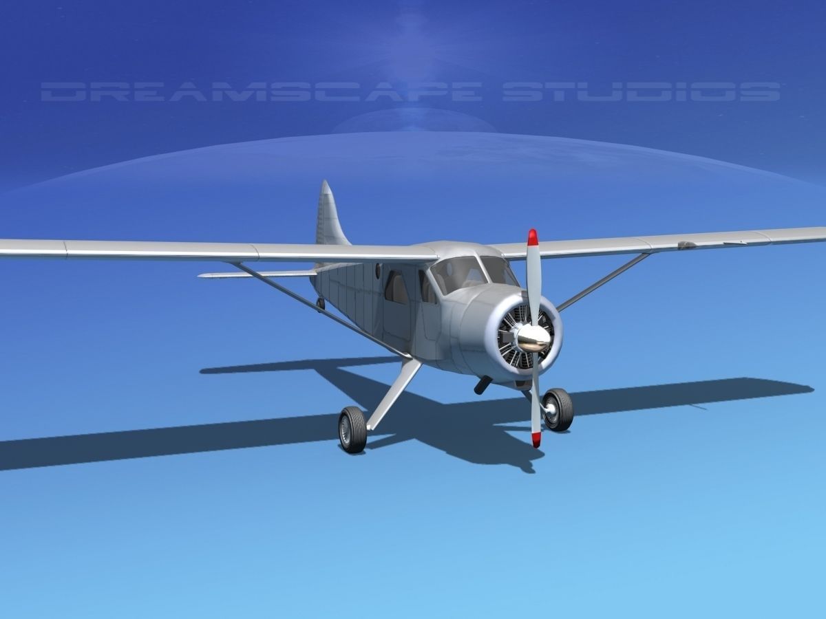 Dehaviland DH-2 Bare Metal 3D model_1