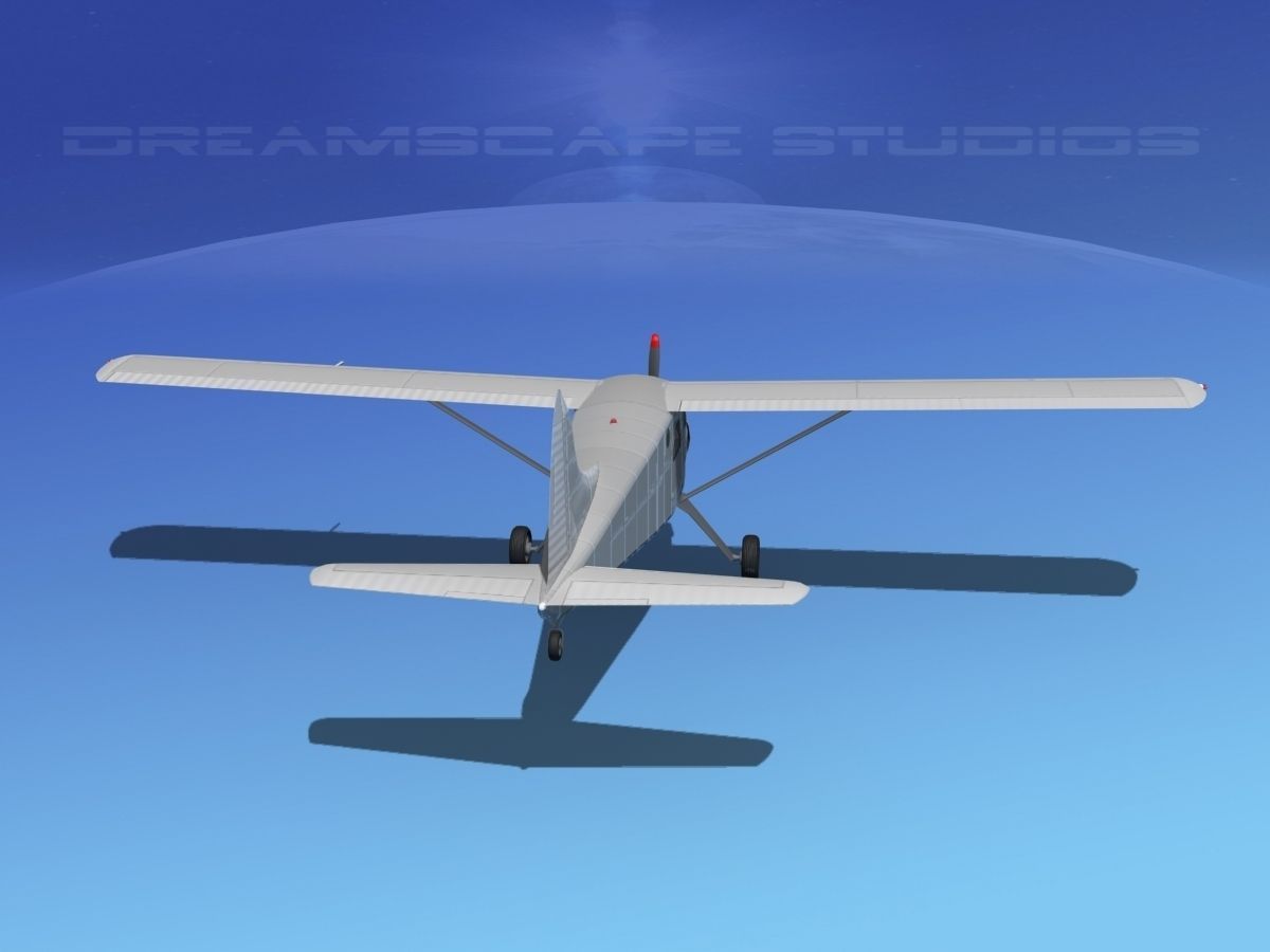Dehaviland DH-2 Bare Metal 3D model_4