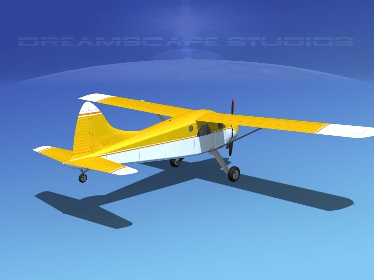 Dehaviland DH-2 Beaver SL03 3D model_5